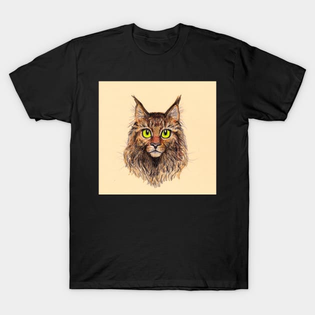 Maine Coon T-Shirt by sadnettles